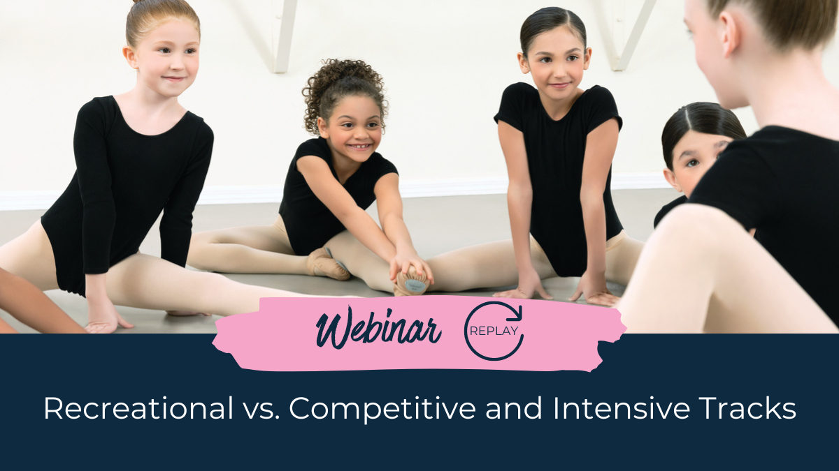 Recreational vs Competitive and Intensive Tracks