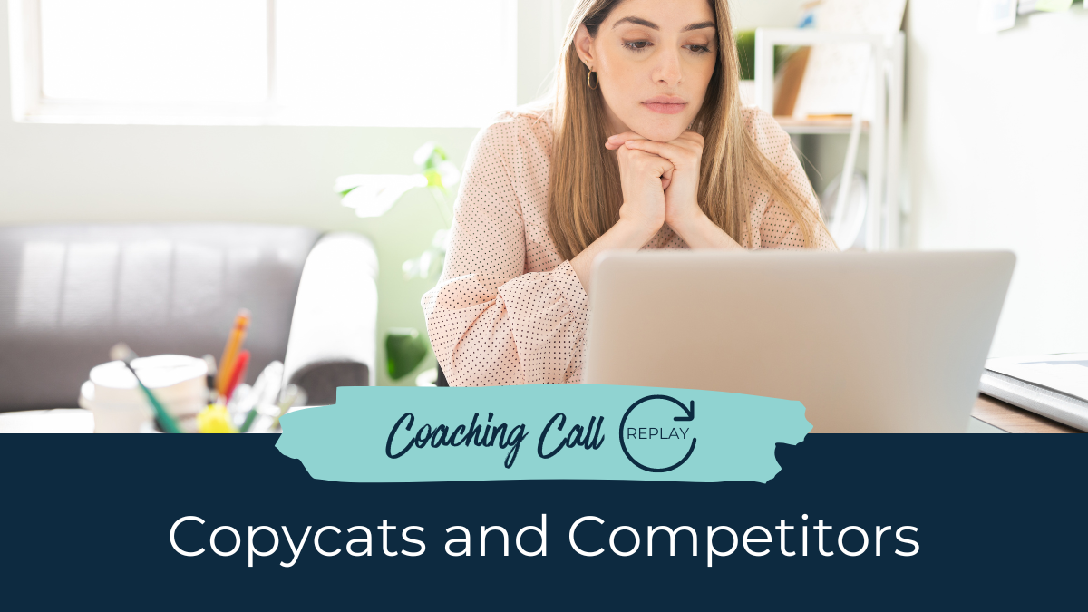 Studio Business Coaching Call - Copycats & Competitors