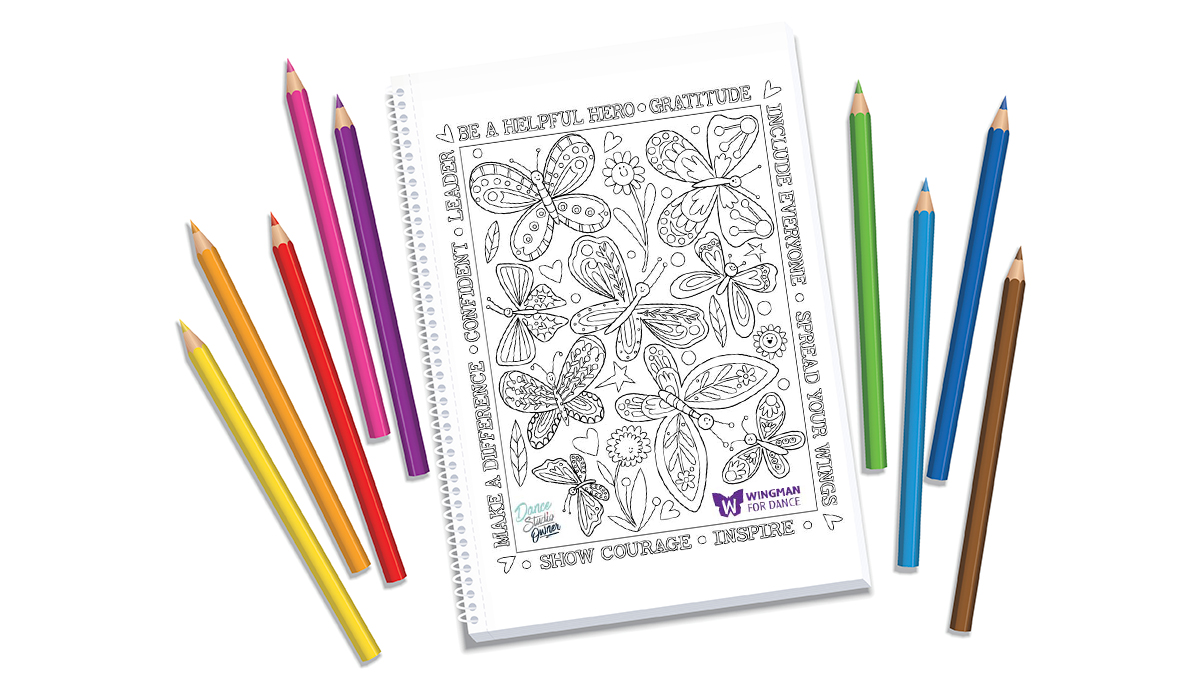 Butterfly Team Building Coloring Page