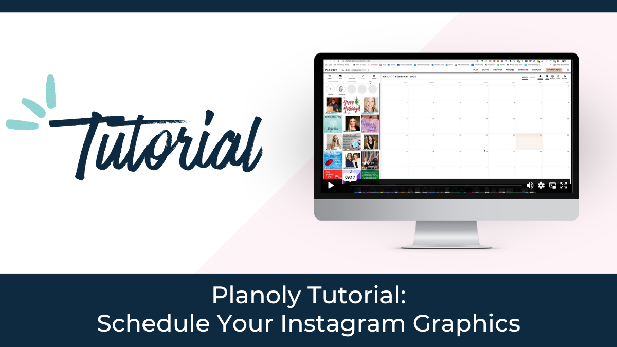 Planoly Tutorial&##x3a; Schedule Your Instagram Graphics&##x21;