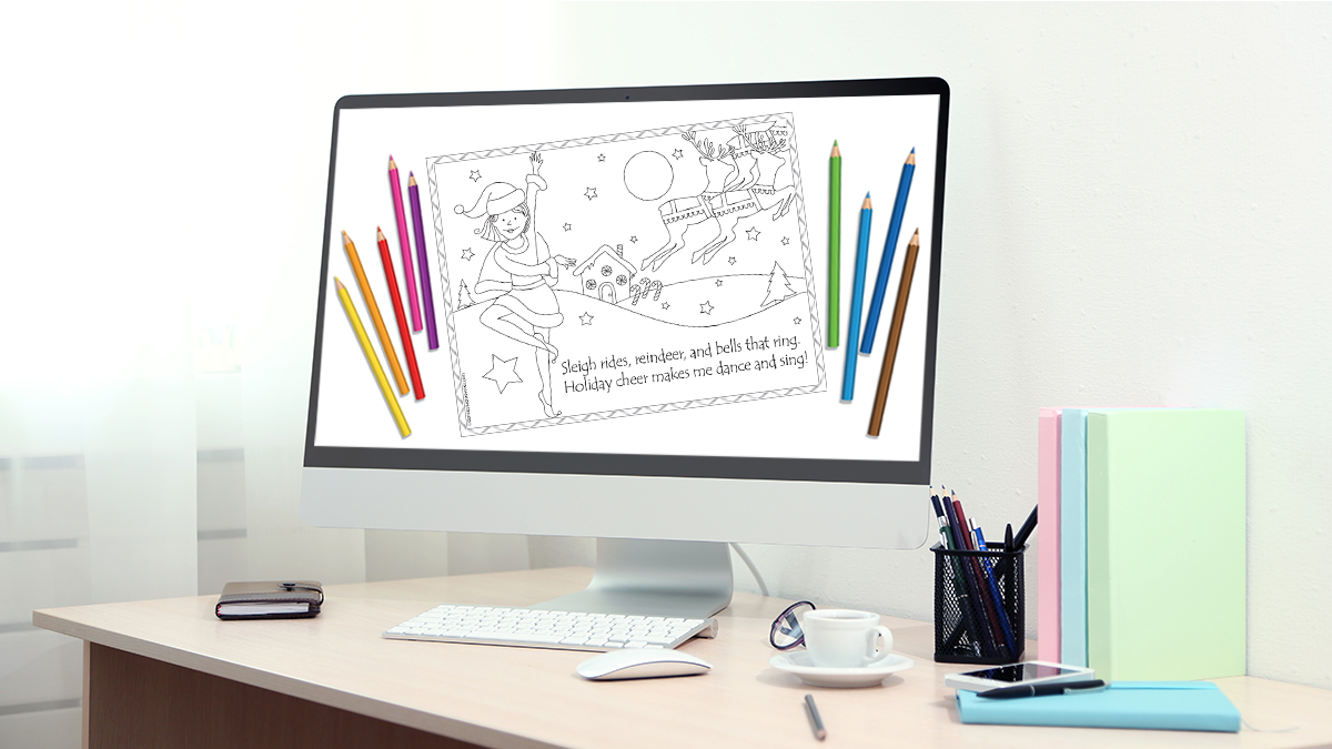 Jingle Bells Coloring Page